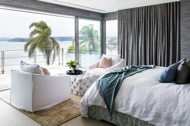 Contemporary Bedroom by Marylou Sobel Interior Design