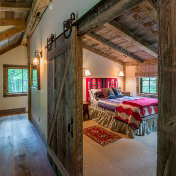 Rustic Barn Loft Guest Room
