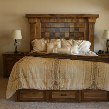 Rustic Bed Made From a Local Big Leaf Maple