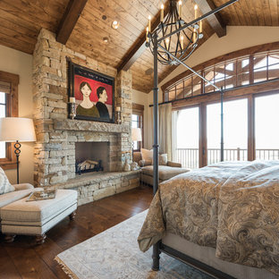 Photo of a country bedroom in Salt Lake City.