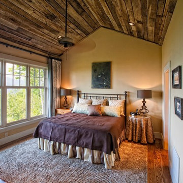 Rustic Bedroom in the Balsam Mountain Preserve