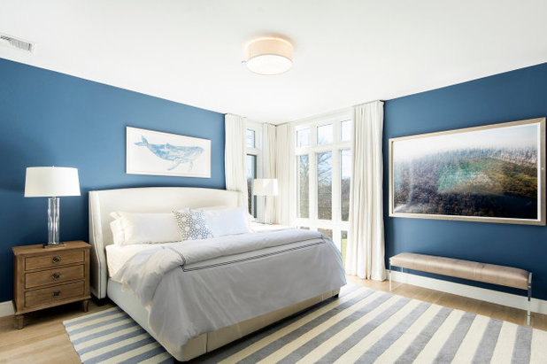 Beach Style Bedroom by Katie White Interiors
