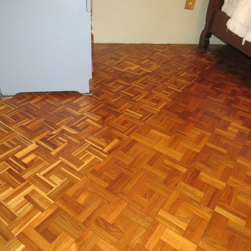 Sand and Finish Existing Parquet Floor