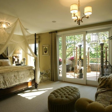 Saratoga Springs Condo Master Bedroom with Terrace