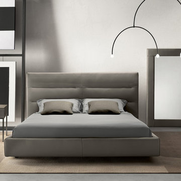 Sayonara Leather Bed by Gamma Arredamenti