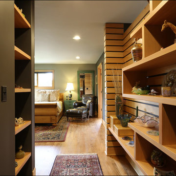 SE Portland Custom Woodwork Throughout Artistic Home