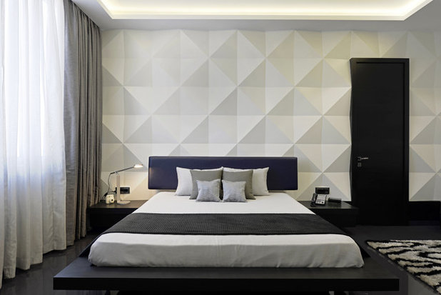Modern Bedroom by GA design