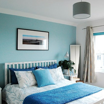 Sea View - Beach Blue Bedroom