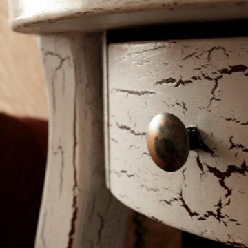 Shabby chic bedside tables