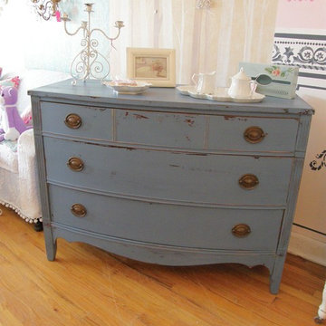 shabby chic country cottage dresser historic blue distressed