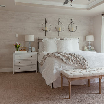 Shades of white master bedroom