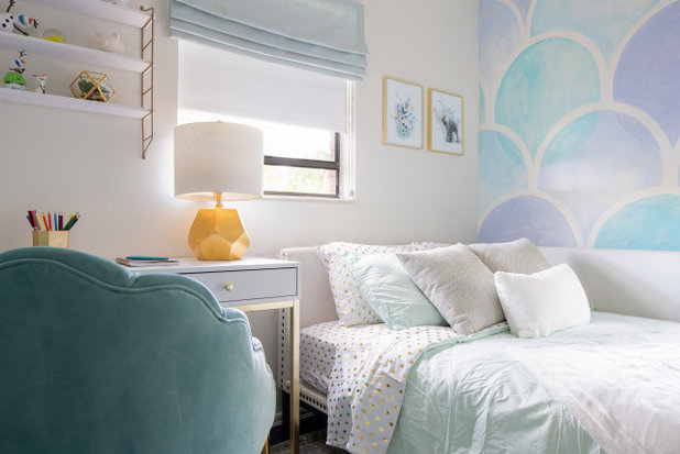 Transitional Bedroom by Savvy Giving by Design