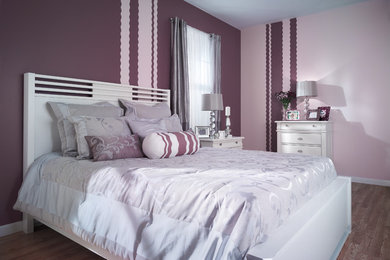 Shape Tape Purple bedroom