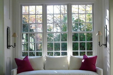 Inspiration for a contemporary bedroom remodel in Charlotte