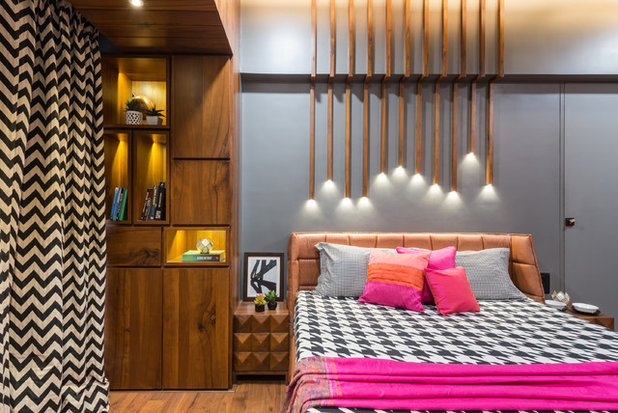 Contemporary Bedroom by Da Namah design studio