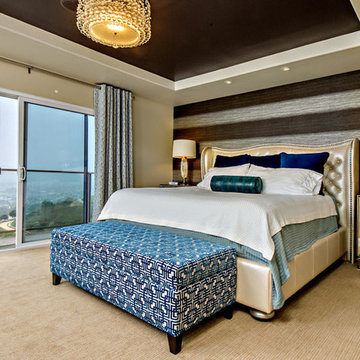 Signal Hill Transitional Glam Bedroom