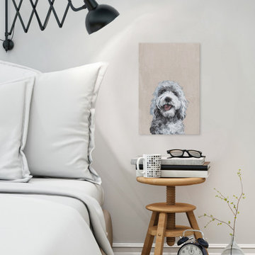 "Simply Furr" Painting Print on Wrapped Canvas