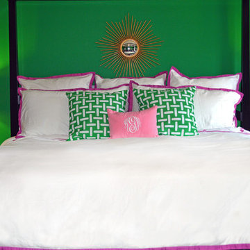 Single Girl's Colorful Master Bedroom