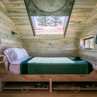 Diseño de dormitorio rural pequeño