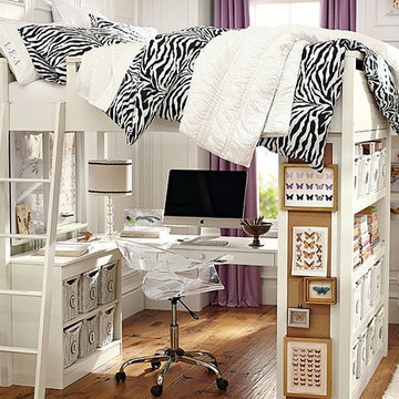 Sleep + Study  Zebra Bedroom