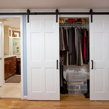 Sliding Doors with Barnyard Hardware