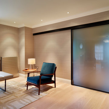 Sliding Rimadesio door in Master Bedroom - Luxury Home Full Property Remodel