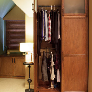 Sloped Ceiling Wardrobe Cabinetry