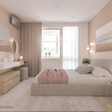 Soft. Interior design for young girl.