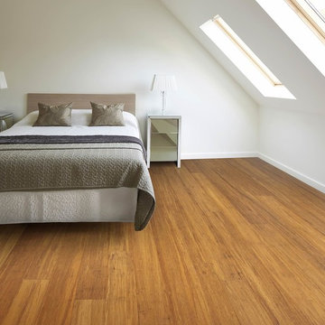 Solid Brushed Carbonised Strand Woven Bamboo Flooring