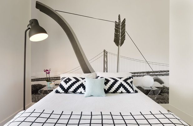 Contemporary Bedroom by Sabrina Alfin Interiors