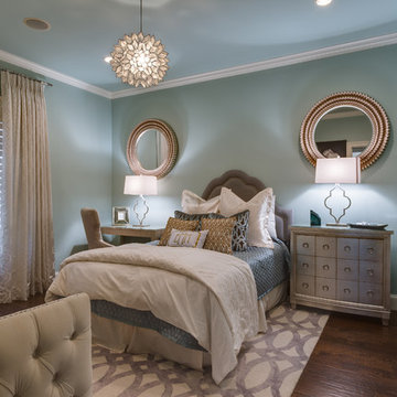 Sophisticated Girl Bedroom in Cream and Pale Green
