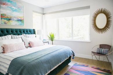 Bedroom - mid-sized eclectic bedroom idea in Austin