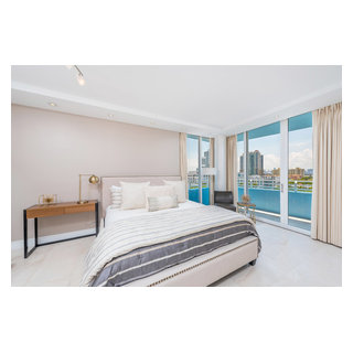Image showcasing South Beach Penthouse - Contemporary - Bedroom - Miami - by Sire Design ...