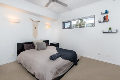 Photo of a classic bedroom in Brisbane.