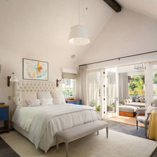 Transitional Bedroom by Michael Kelley Photography