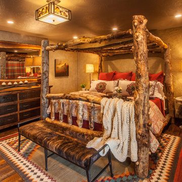 Southwestern Rustic Master Bedroom
