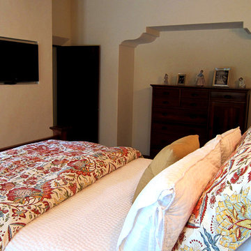 Spanish style Master Bedroom in Santa Barbara CA