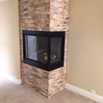 Split Face Fireplace (Floor to ceiling)