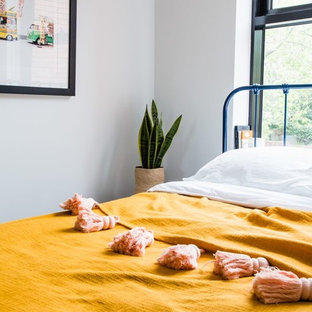 Inspiration pour une petit chambre vintage.