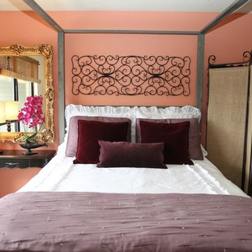 Staged Mediterranean Bedroom
