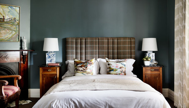Eclectic Bedroom by Brett Mickan Interior Design