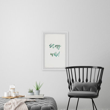 "Stay Wild II" Framed Painting Print
