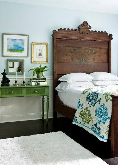 Eclectic Bedroom by Erica George Dines Photography