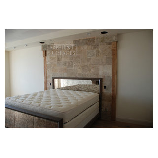 Stone cladding the 'Kronos Stone' - Contemporary - Bedroom - New York - by  Ancient Surfaces | Houzz