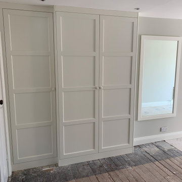 Strong White Shaker Style wardrobes