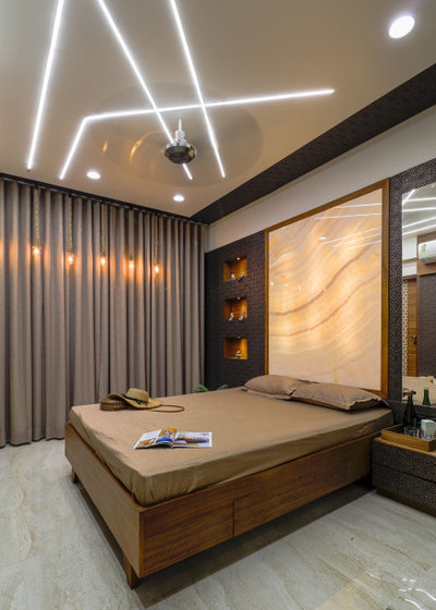 Contemporary Bedroom by Abhishek Shah