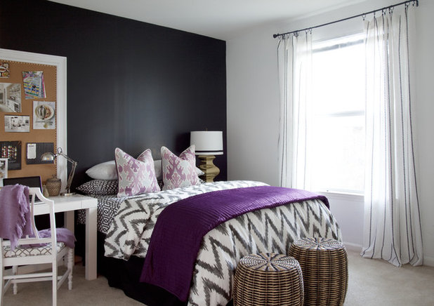 Eclectic Bedroom by Dayka Robinson Designs