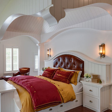 Summer Mooring - Coastal Bedroom & Arched Ship lap Ceiling- Cape Cod, MA Custom