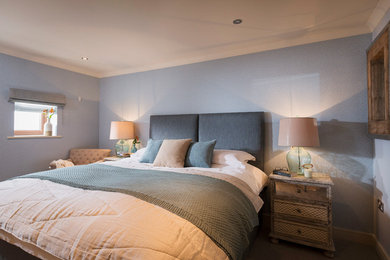Example of a bedroom design in Cornwall