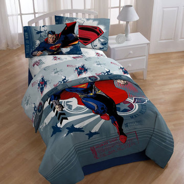Superheroes Superman Bedding and Room Decorations